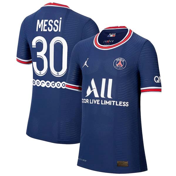 Camiseta Paris Saint Germain NO.30 Messi Replica Primera Ropa Niño 2021/22